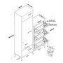Hanah Home Soporte de Entrada Nogal y Blanco